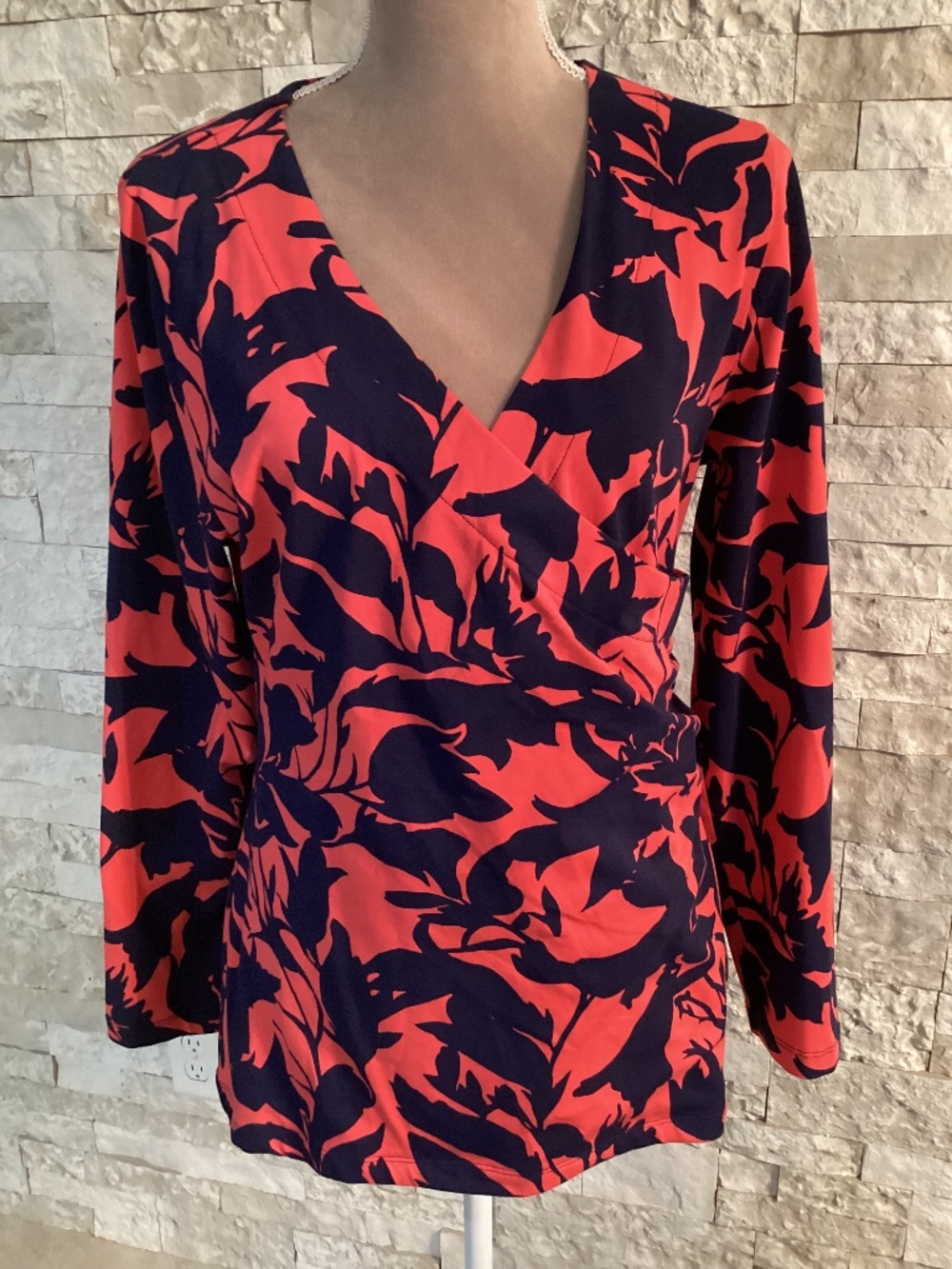 Soft Surroundings Faux Wrap Top